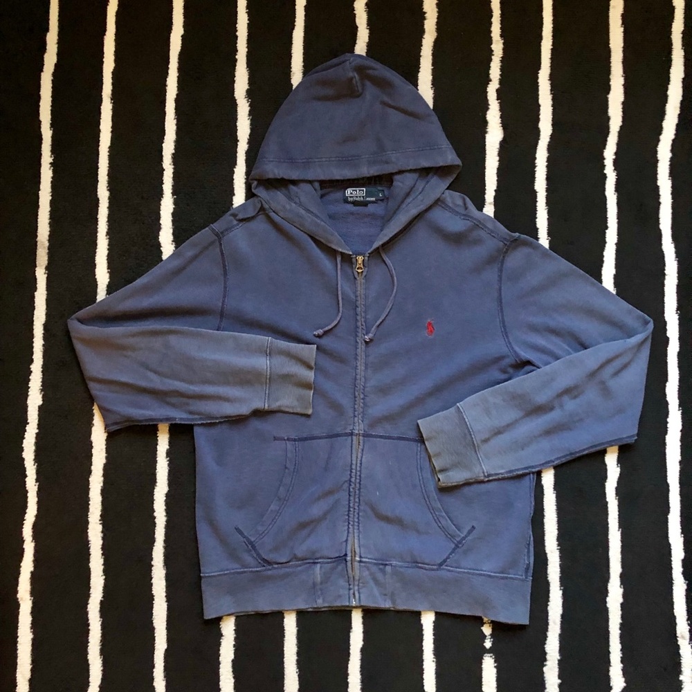 Polo Ralph Lauren Distressed Horseman Hoodie